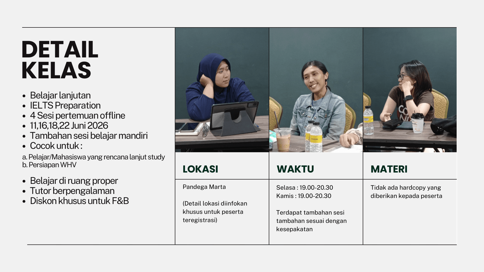 Batch SN 002 - Kelas English IELTS - Photo 2