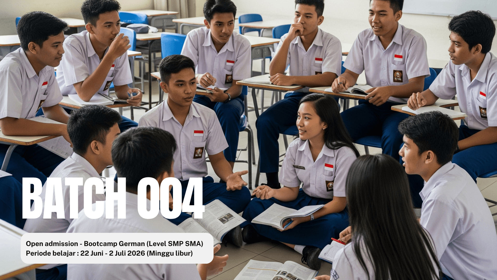 Batch SN 004 - Bootcamp Jerman Level SMP SMA - Photo 1