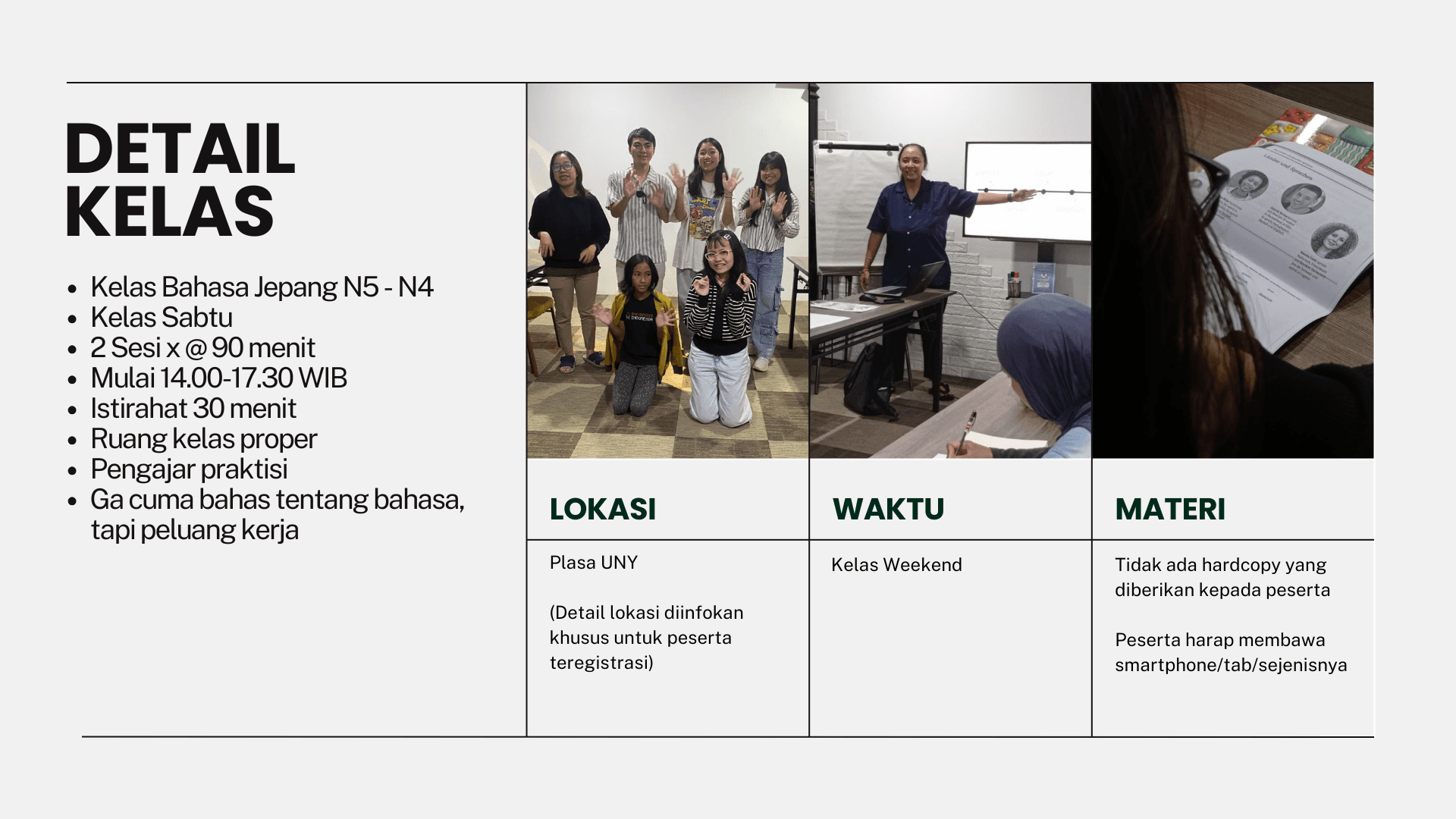 Batch SN 003 - Kelas Bahasa Jepang - Photo 2