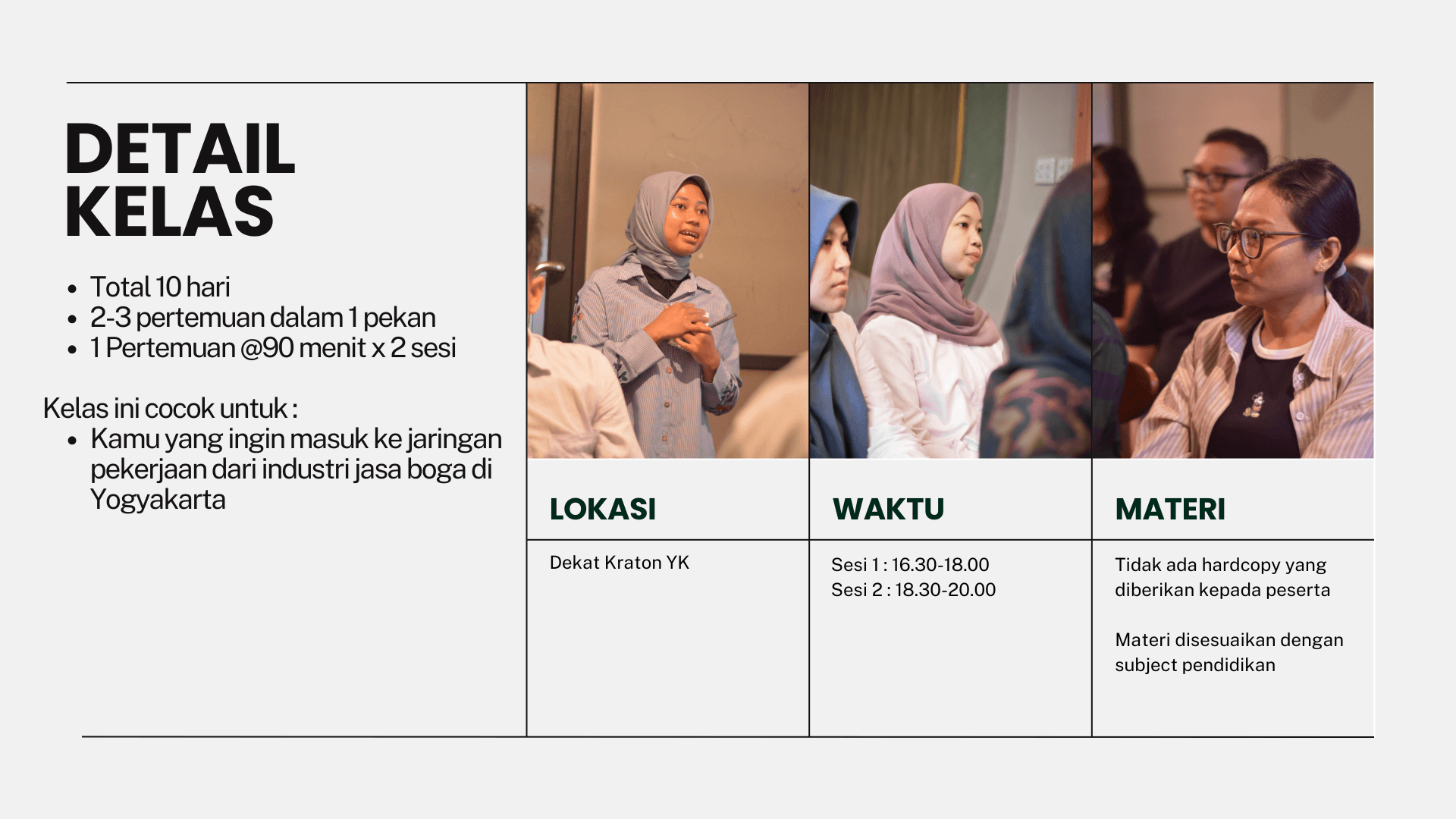 Batch KLN 001 - Kelas Pekerja Kuliner Terampil - Photo 2